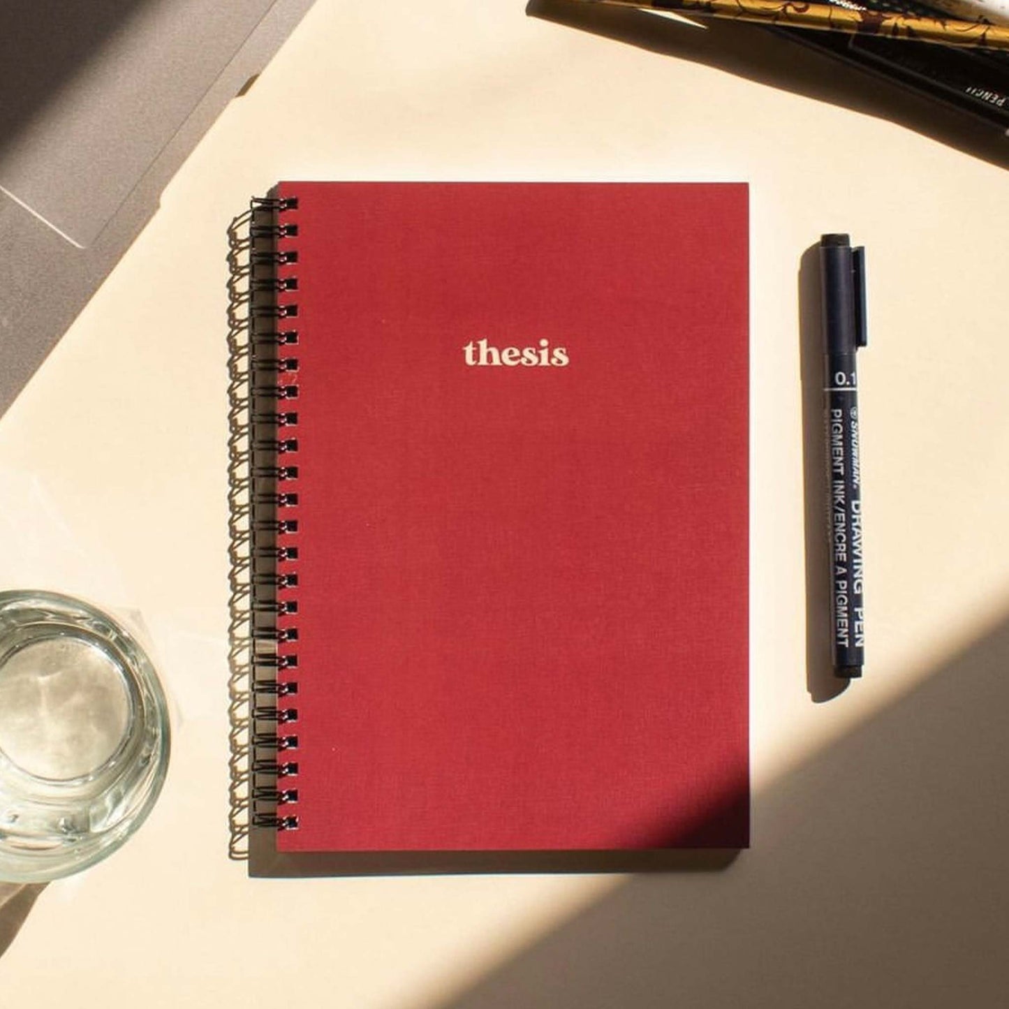 Little red thesis notebook