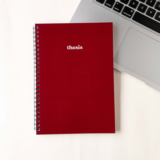 Little red thesis notebook