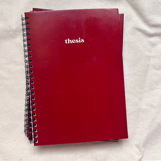 Thesis Notebook - B grade